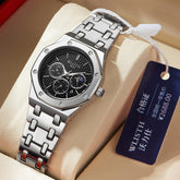 Women's Watch Luminous Steel Strap Calendar